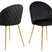 Giga Living - Eetkamerstoel Lundra Zwart Dublin - Set van 2