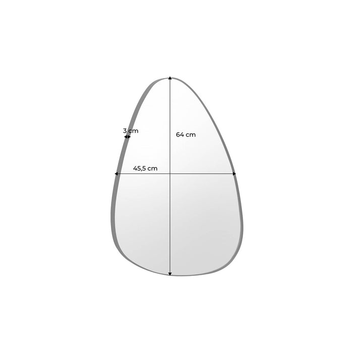sweeek - Organische spiegel in metaal