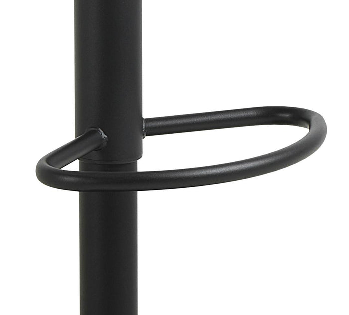 Giga Living - Barkruk - Zwart PU leer - Zithoogte 85cm - Muris