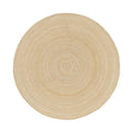 sweeek - Ronde jute binnentapijt, natuurlijk