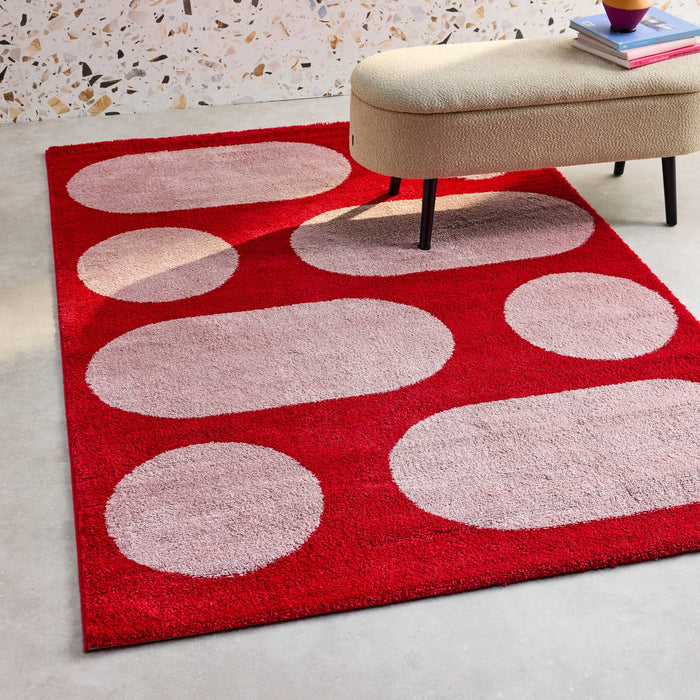 sweeek - Modern interieurtapijt, rood