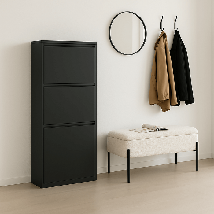 Opbergbank Angelo wit Kare Design