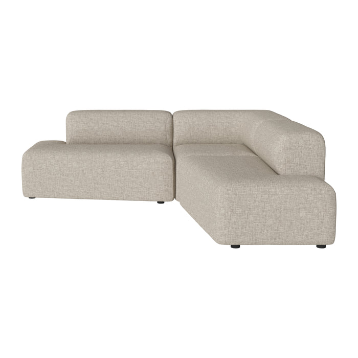 Bolia Angle Hoekbank met Chaise Longue - Dark Beige