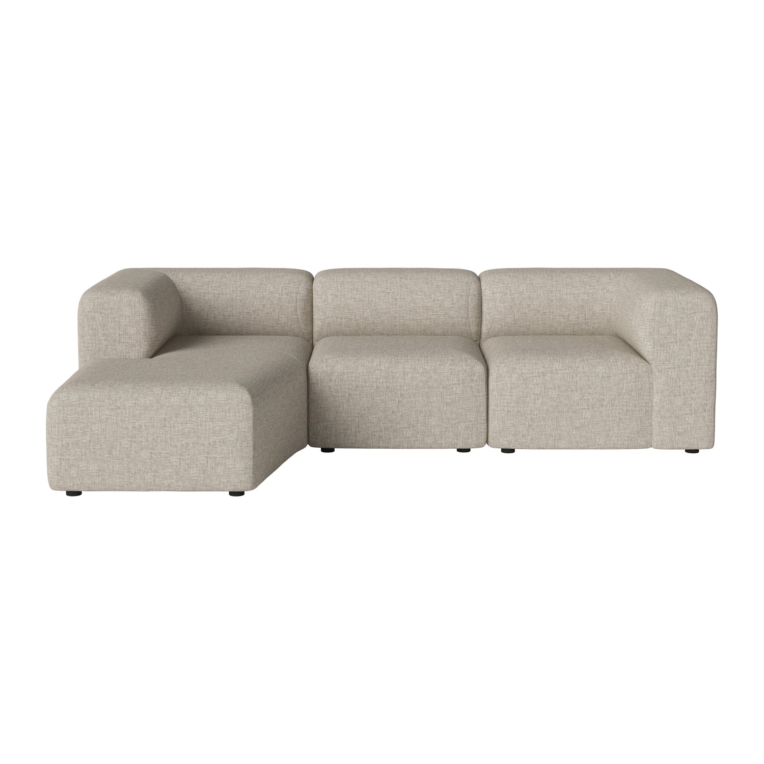 Bolia Angle 3-zitsbank met Chaise Longue Links - Dark Beige