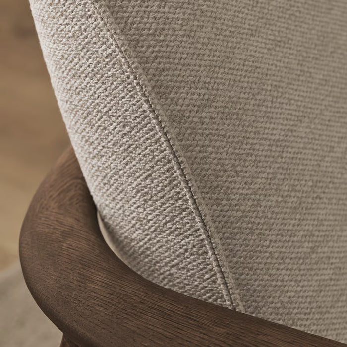 Bolia Bowie Fauteuil - Donker Eiken - Lichtgrijs