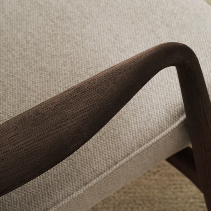 Bolia Bowie 2-zitsbank - Donker Eiken - Lichtgrijs