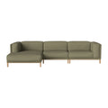 Bolia Cosy Hoekbank met Chaise Longue Links - Green