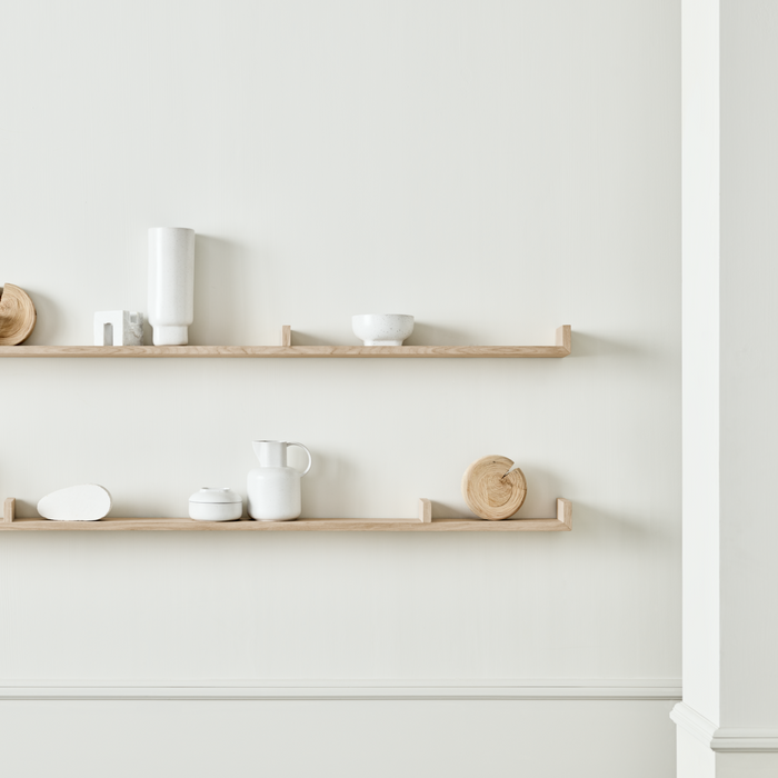 Bolia Display Wandplank B 120 cm - Asymmetrisch Rechts - Eiken