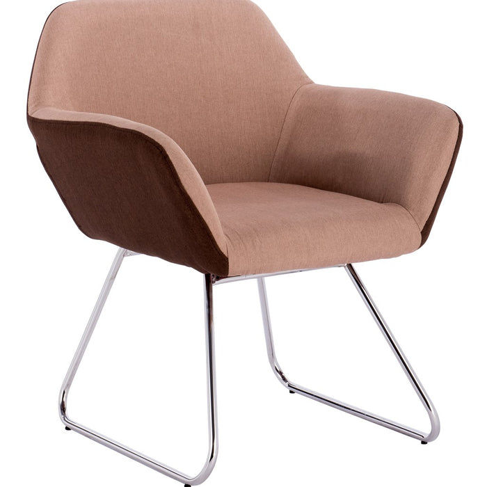 Stoel donkerbruin | lichtbruin van modern, hoge kwaliteit, uni