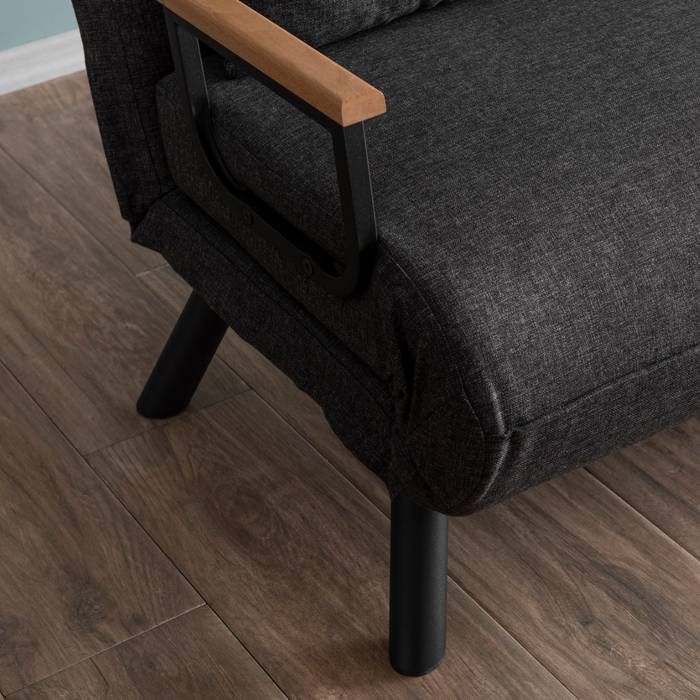 Calicosy - Slaapbank voor 2 personen - SANDO - Donkergrijs