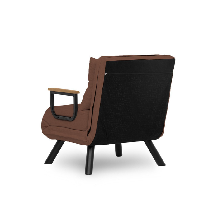 Calicosy - Slaapfauteuil SANDO - B67 cm - Bruin