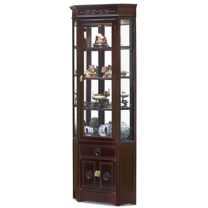 Fine Asianliving Chinese Display Hoekkast Rosewood