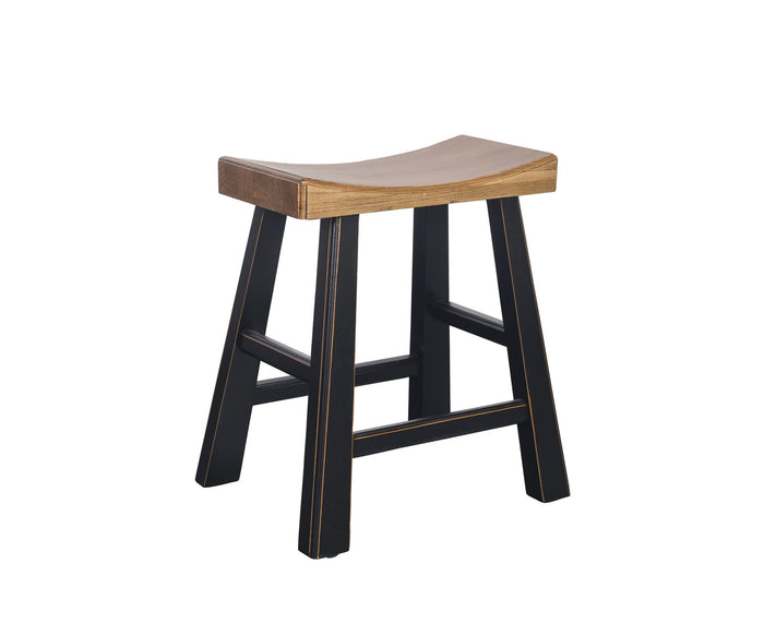 Fine Asianliving Chinese Houten Kruk Zwart