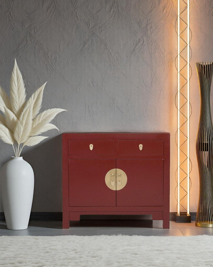Fine Asianliving Chinese Kast Scarlet Rouge -