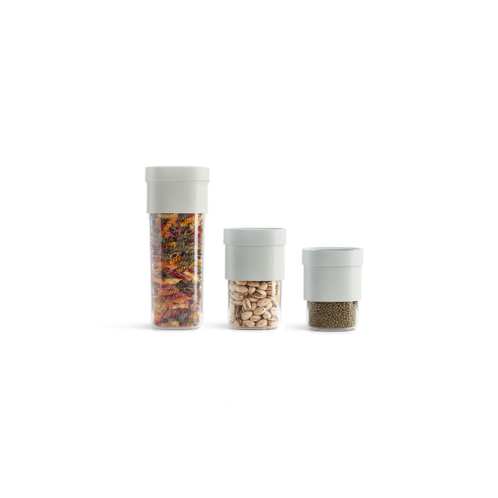 Flip Storage Voorraadbussen, set van 3 - Green