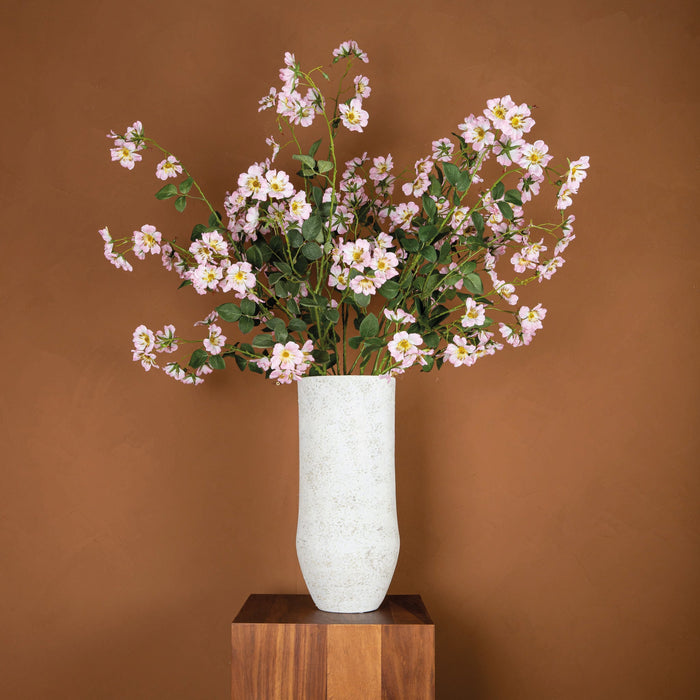 PTMD Kunstbloem Rose - 59x29x113 cm - Kunststof - Goud