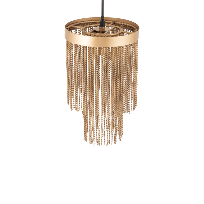 PTMD - Hanglamp Brenton - Goud - 18x18x30cm