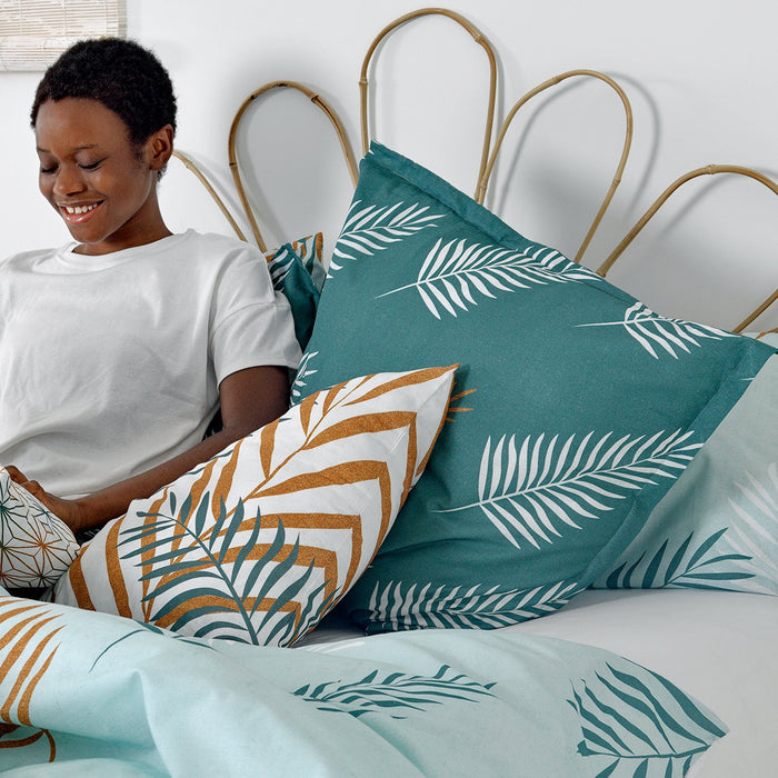 Blanc Kussensloop Foliage Mint