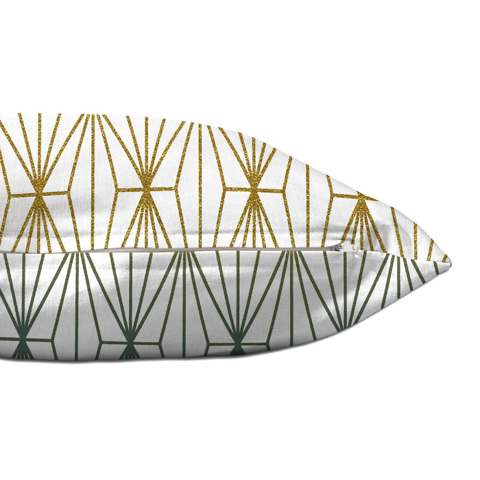 Blanc Set van 2 kussenhoezen Foliage Mint