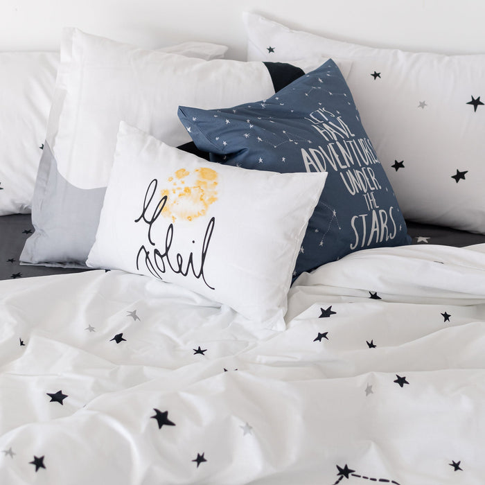 Blanc Dekbedovertrek Constellation