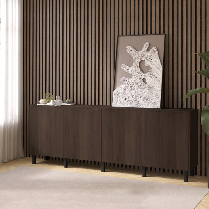 Artego Design Casella Ayaya 243 cm Dressoir Donkerbruin