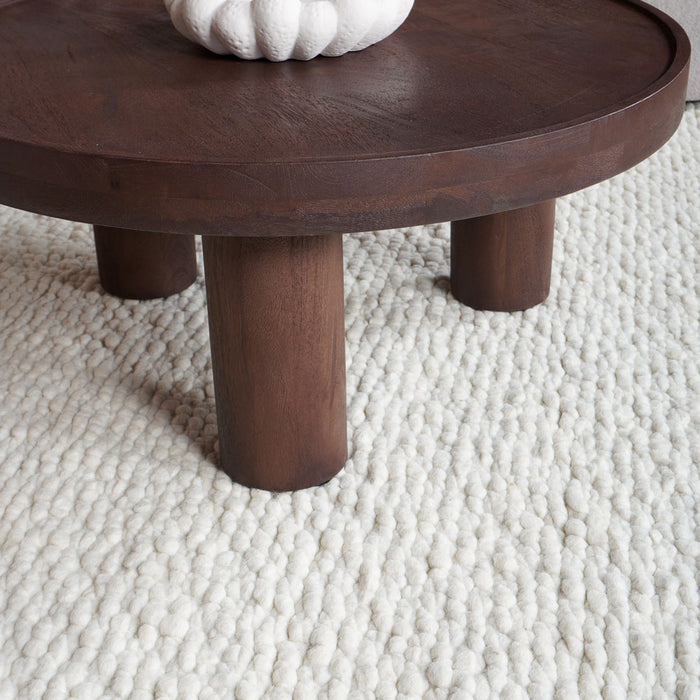 Home67 - Salontafel Tias ø70 cm - Espresso Mangohout