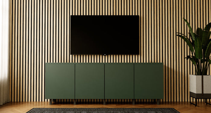 Artego Design Soft Pro Ayaya 163 cm Dressoir Groen