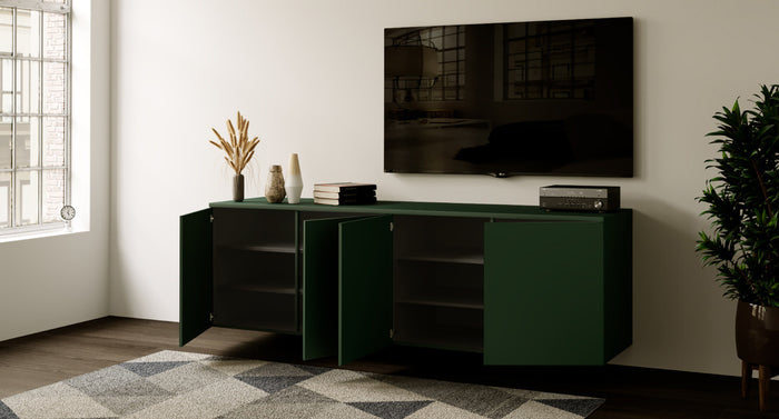 Artego Design Neve Soft Pro 183 cm Zwevend Dressoir Groen