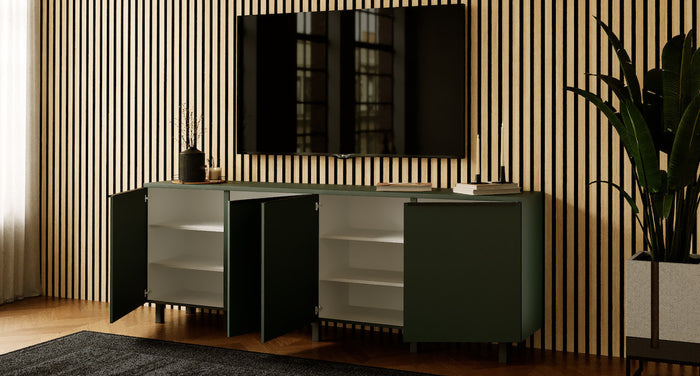Artego Design Soft Pro Nora 183 cm Dressoir Groen