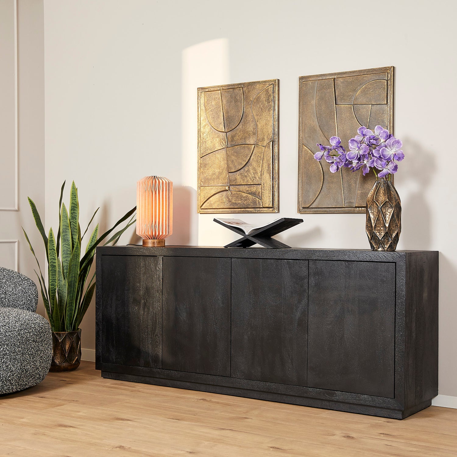 Starfurn Dressoir Brussel Black | 200 cm