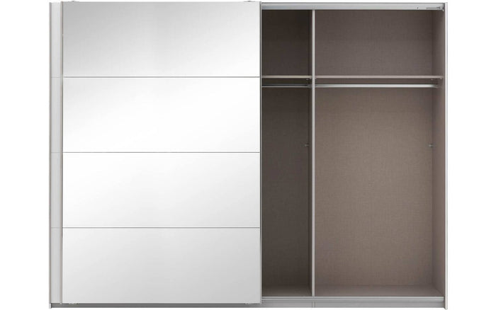 Goossens Kledingkast Miami - 271  cm breed  229  cm hoog