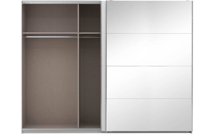 Goossens Kledingkast Miami - 271  cm breed  229  cm hoog