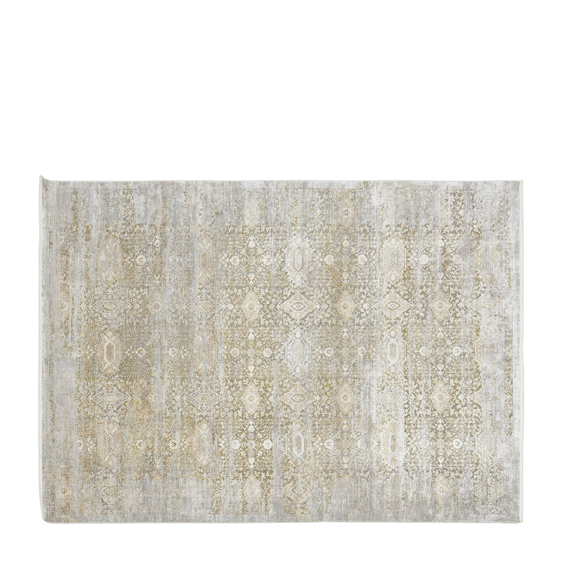 Rivièra Maison - Chic Kayseri Tapijt in Aardetinten van Bamboe en Acryl, Afmetingen 400x300 cm