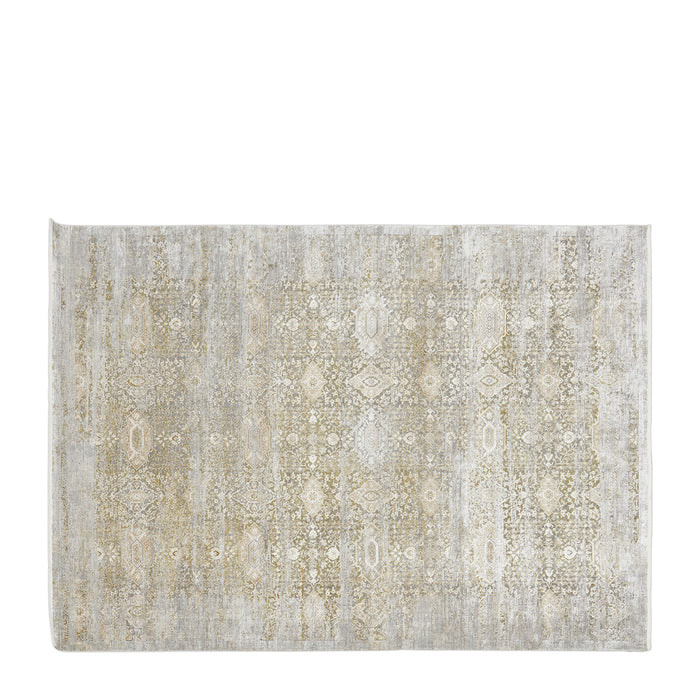 Rivièra Maison - Chic Kayseri Tapijt in Aardetinten van Bamboe en Acryl, Afmetingen 400x300 cm