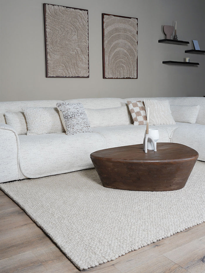 Veer Carpets - Vloerkleed Adige Sand - 300 x 400 cm