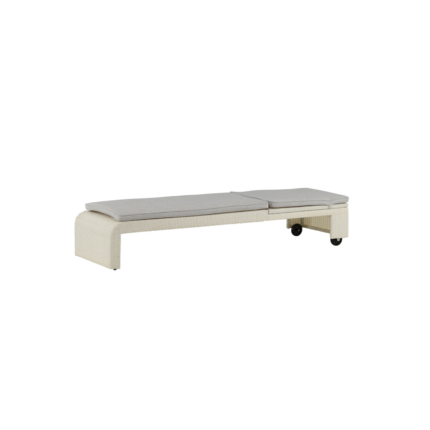 Fjôrd - Lounge Ligbed Wit|Grijs - London