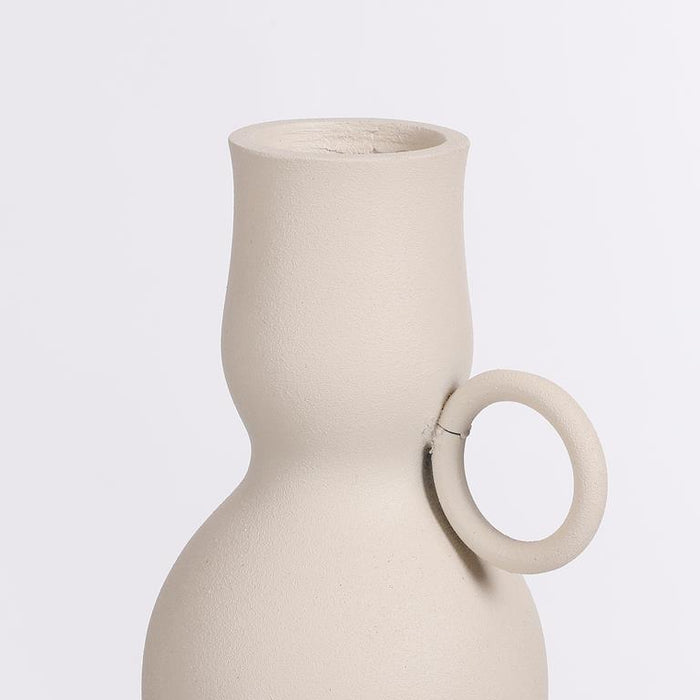 Mica Decorations Samosa Vaas - Off white