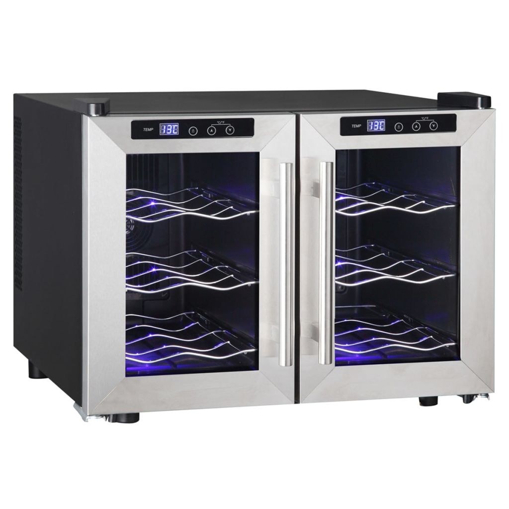 Qlima Wijnkoeler 130 W 40 L zilver FWK 1612