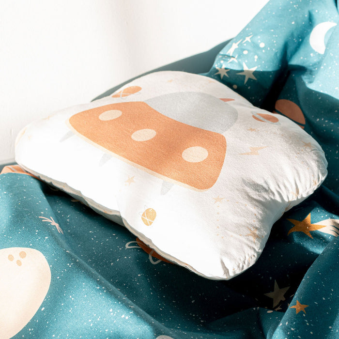 Mini universum Kussen 40x30 cm Happyfriday Mini, Veelkleurig, 100% Katoen (buitenkant) 100% Polyester (vulling), de kwaliteit van 150 TC