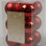 4 stuks - KSD - 12 kerstballen kerstrood 60 mm