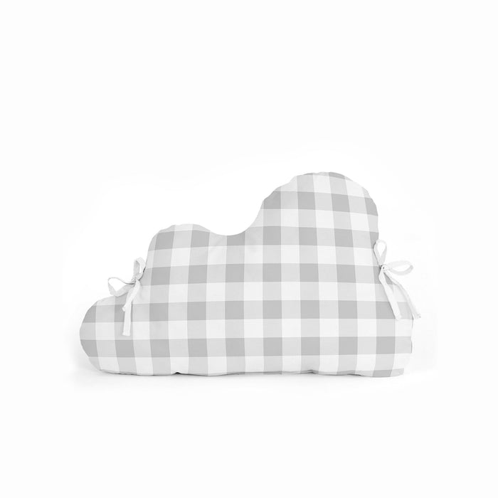 Vichy Hoofdbeschermer 60x40 cm Grijs Basic Kids, Grijs, 100% katoen, de kwaliteit van 150 hilos