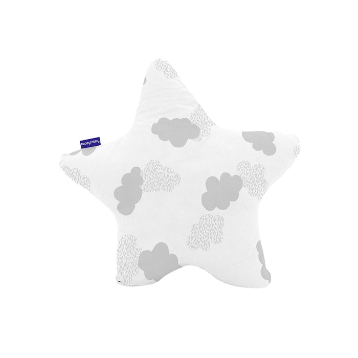 Clouds Kussen 50x50 cm Grijs Basic Kids, Grijs, 100% katoen, de kwaliteit van 150 TC