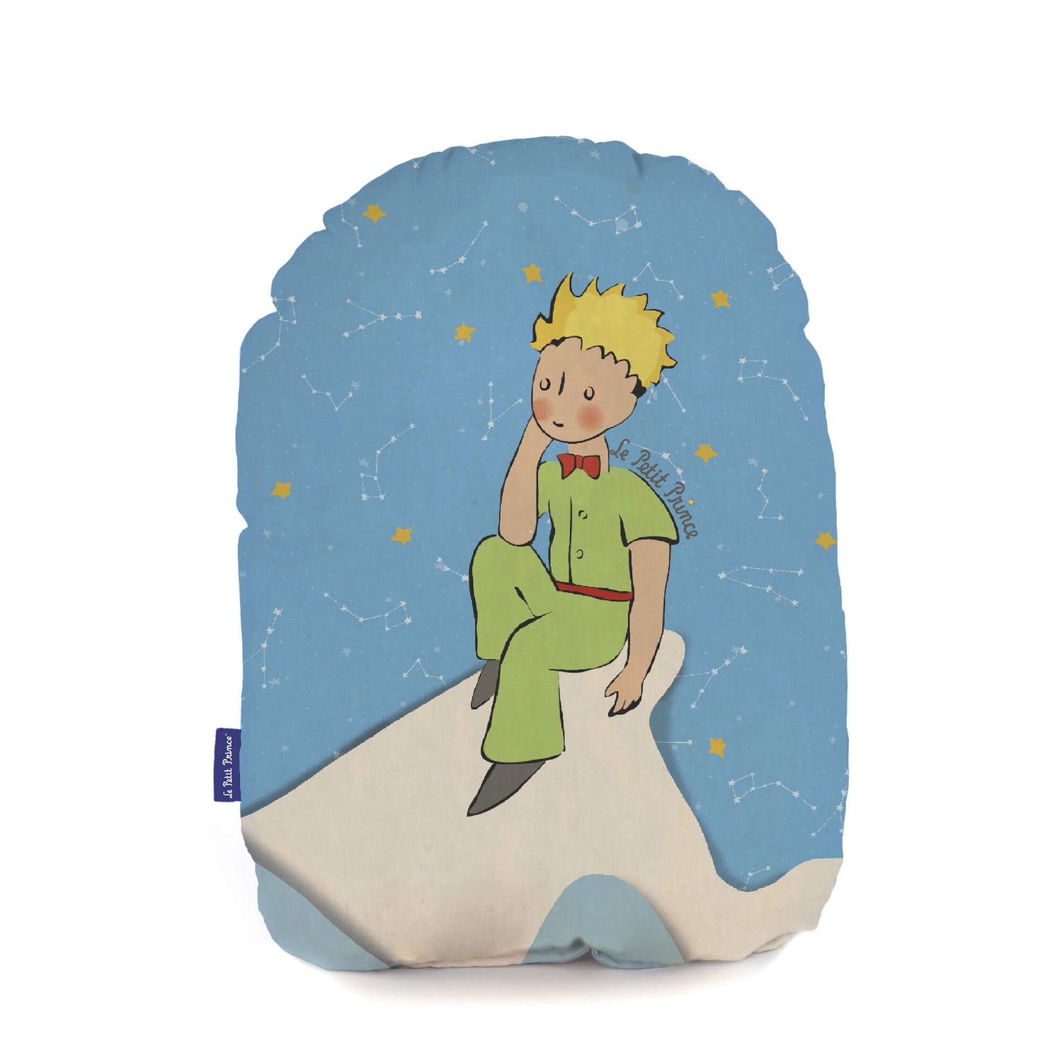 La nuit Kussen 40x30 cm Le Petit Prince, Veelkleurig, 100% katoen, de kwaliteit van 150 TC