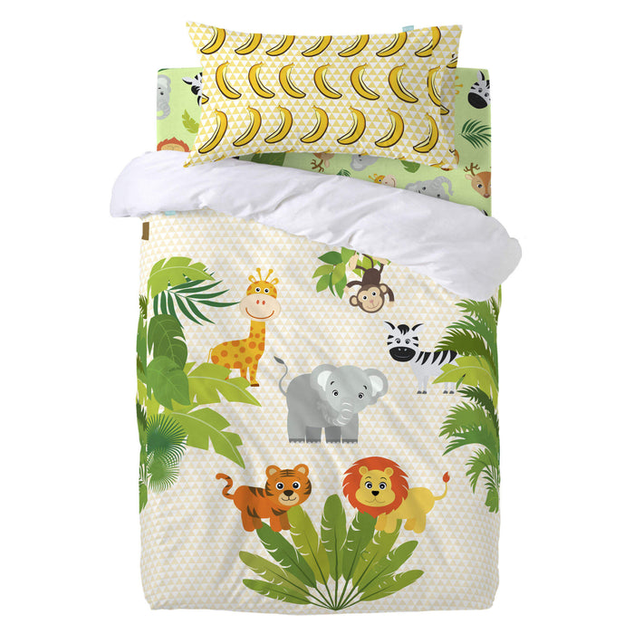 Wild Hoeslaken wieg Mr Fox, Veelkleurig, 100% katoen, de kwaliteit van 150 TC