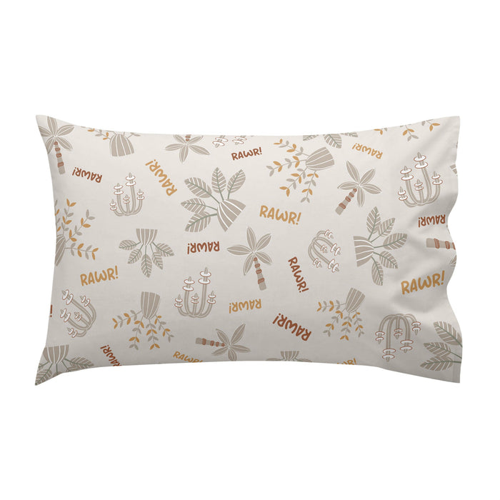 Dino family Laken Set 2-delig 120x180 cm (Maxiledikant) Moshi Moshi, Veelkleurig, 100% katoen, de kwaliteit van 150 TC