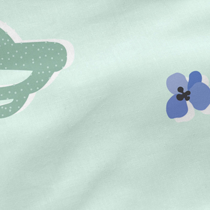 Cute llamas Hoeslaken wieg Moshi Moshi, Veelkleurig, 100% katoen, de kwaliteit van 150 hilos