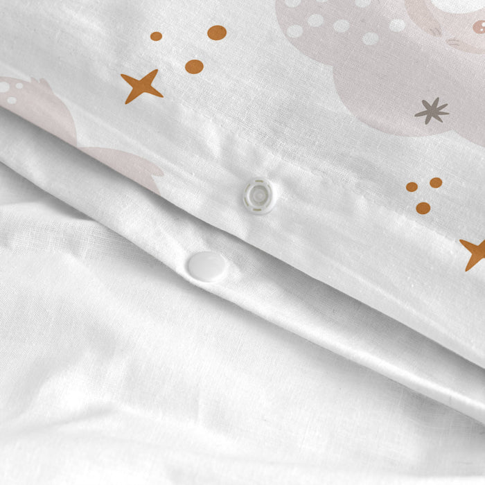 Baby koala Dekbedovertrek wieg 2-delig Moshi Moshi, Veelkleurig, 100% katoen, de kwaliteit van 150 hilos