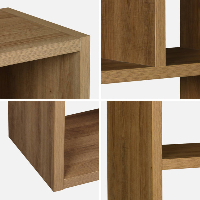 sweeek - Asymmetrische vakkenkast 2x5 met 10 vakken