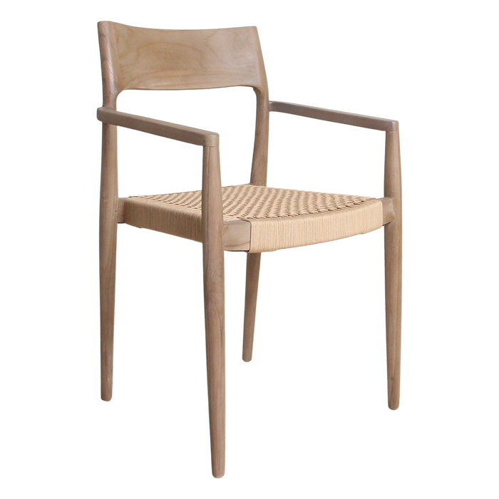 Raw Materials Freya tuinstoel met armleuning naturel