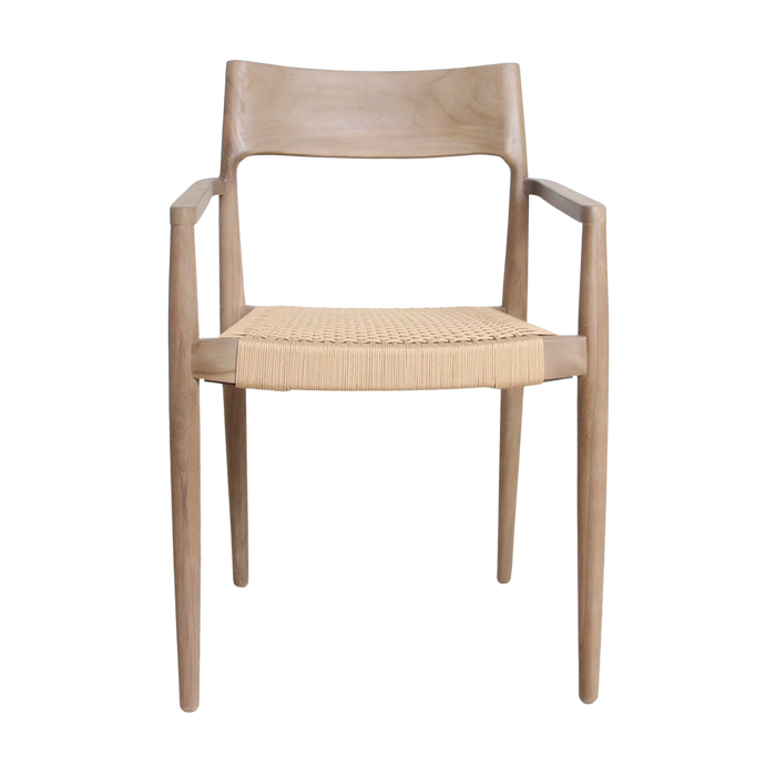 Raw Materials Freya tuinstoel met armleuning naturel